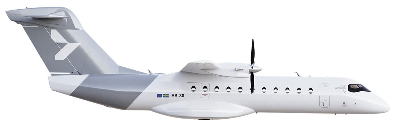 Heart Aerospace ES-30 side view
